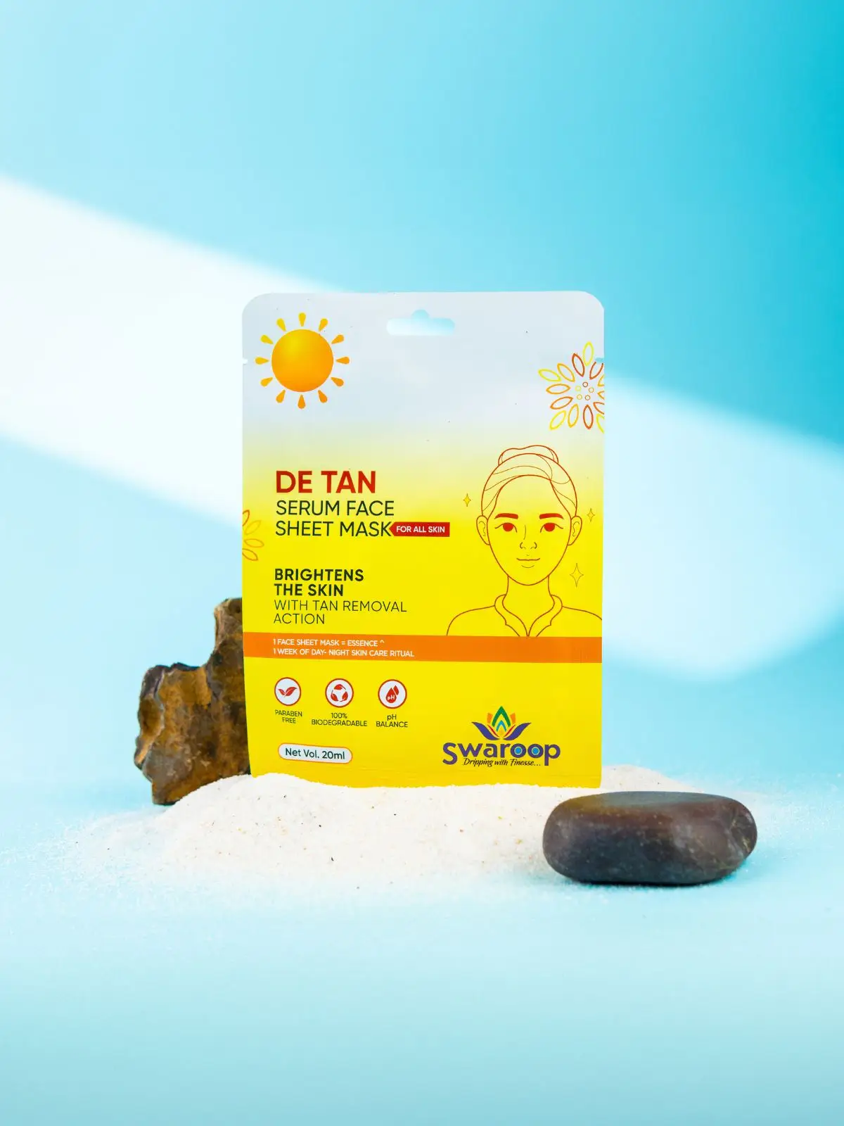 De Tan Face Sheet Mask